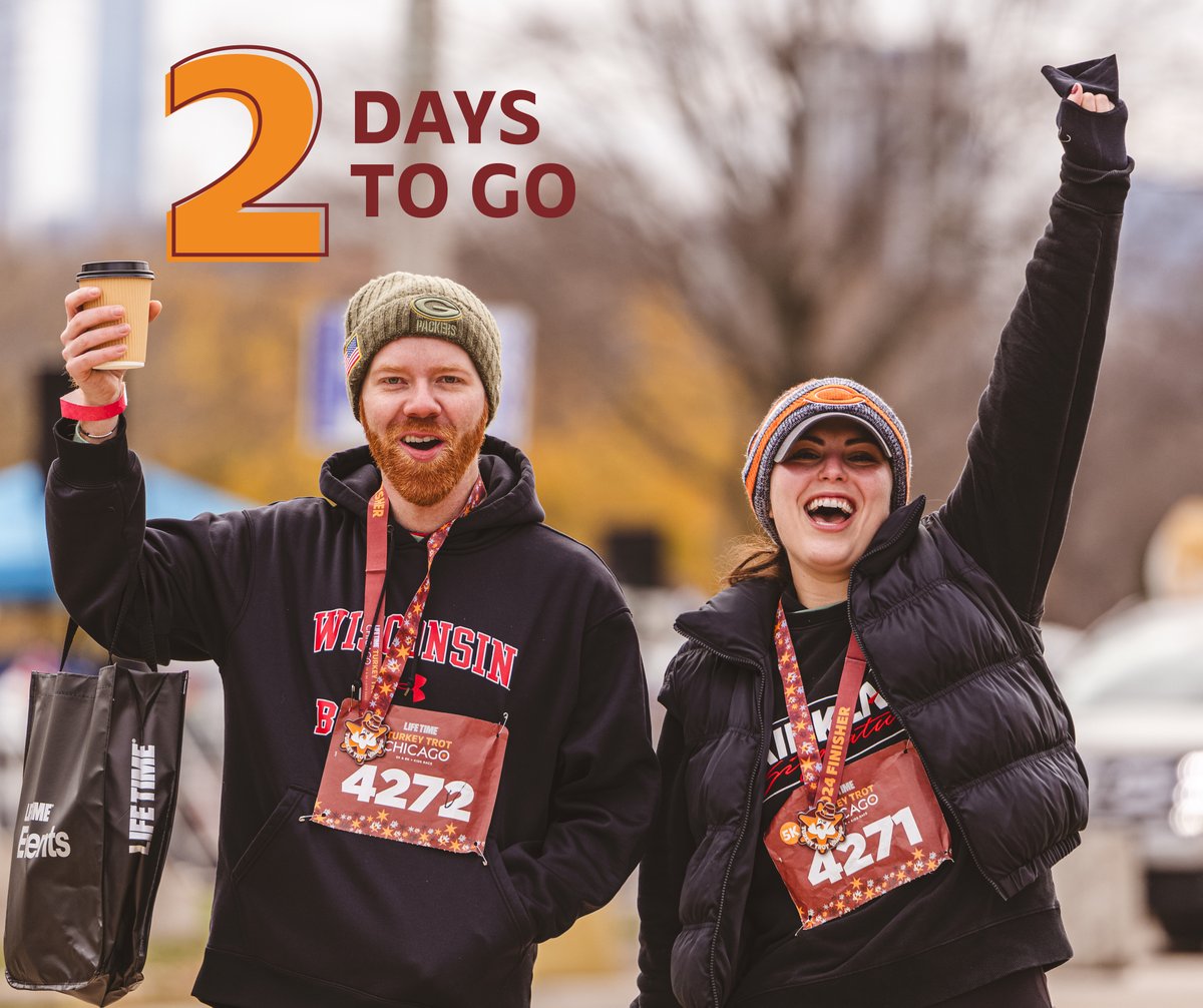 TurkeyTrot_Chi's tweet image. We're so close. We can almost taste the warm apple cider from here.

#TurkeyTrotChicago #2DaysOut #TurkeyTrot #5K #8K #KidsRun #FitFamily #ThanksgivingTradition #RaceWithLifeTime #LTAthleticEvents