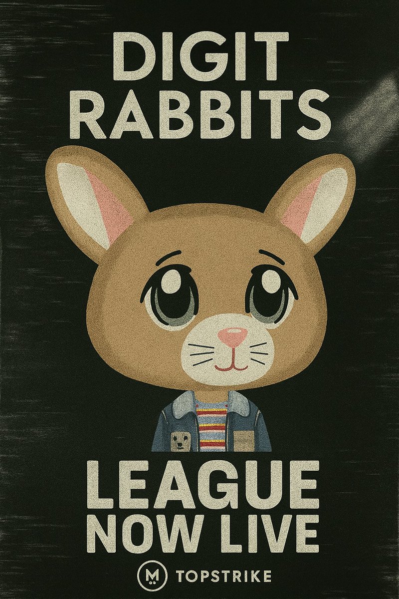 TopStrikeIO's tweet image. Digit Rabbits private league is now live! 

To celebrate we're offering 3 x GTD WL spots for the best 3 performing traders over the combined Tuesday and Wednesday night Champion league games. 

All TopStrike traders are eligible. Good luck, Gdigit and Gstrike