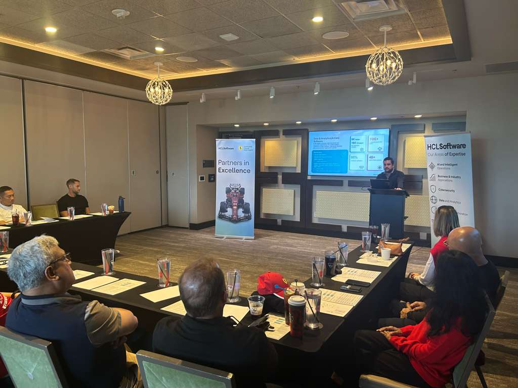 HCLSoftware's tweet image. Race Day 🏁 | The HCL BigFix Takeover wraps up in Las Vegas, celebrating precision, automation, and resilience under the lights.
#HCLBigFix #F1 #HCLxFerrari #LasVegasGP #BigFixTakeover #NightRace