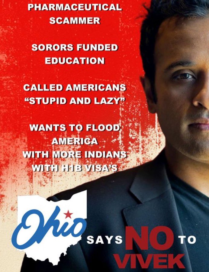 Noticer636's tweet image. Fuck you Vivek !