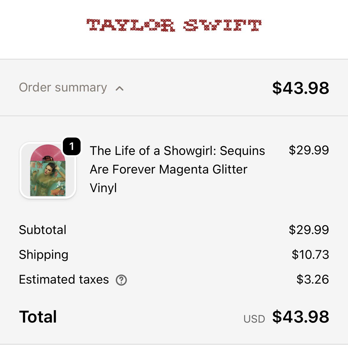 griffinsversion's tweet image. Sequins are forever, And now I know the life of a showgirl with my magenta glitter vinyl 🤭
#TSTheLifeOfAShowgirl @taylornation13