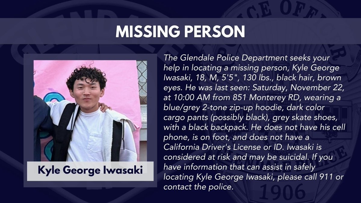 Glendale PD tweet media