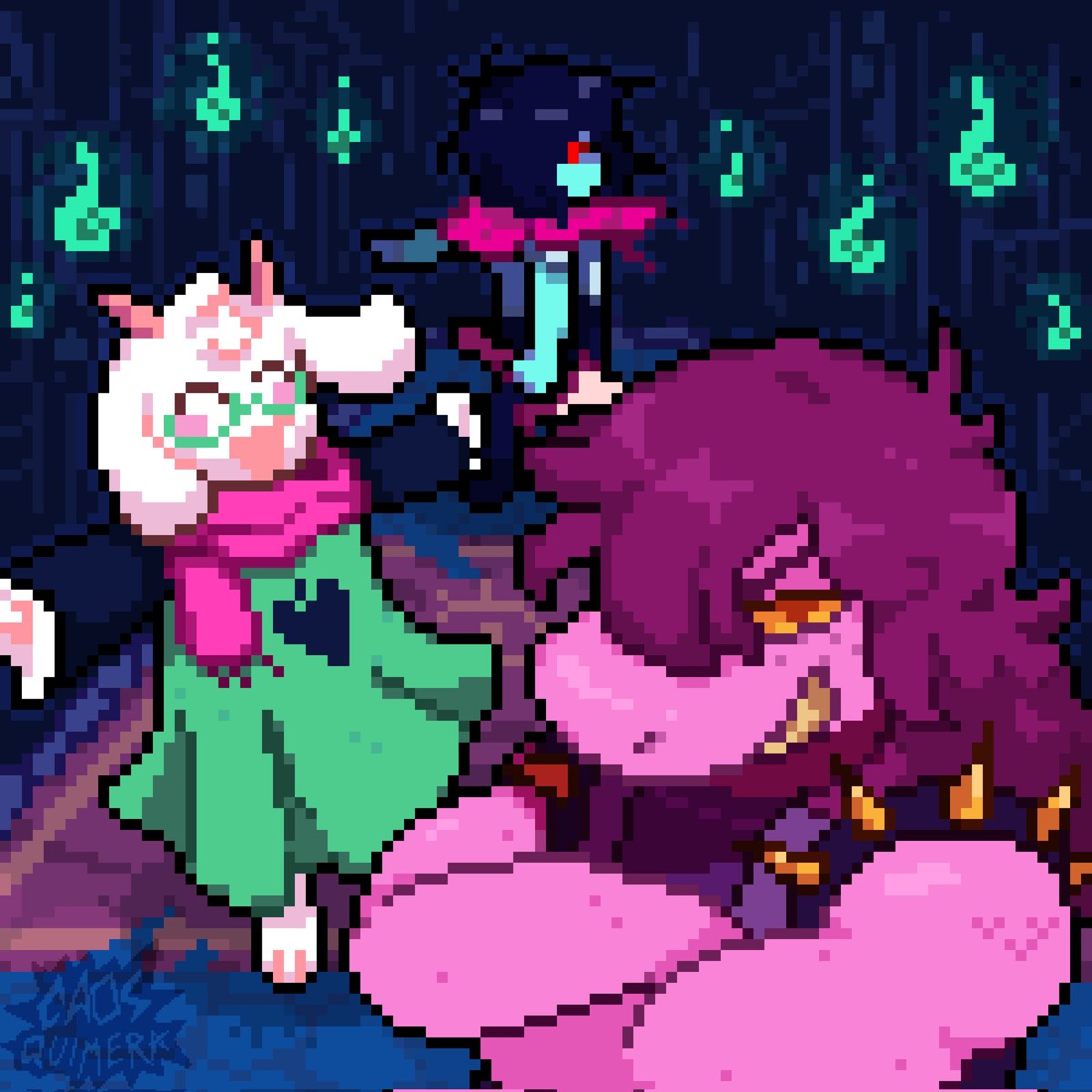 Caosquimera's tweet image. Artists show your most popular work.

pixel art isnt my forte but it was fun!