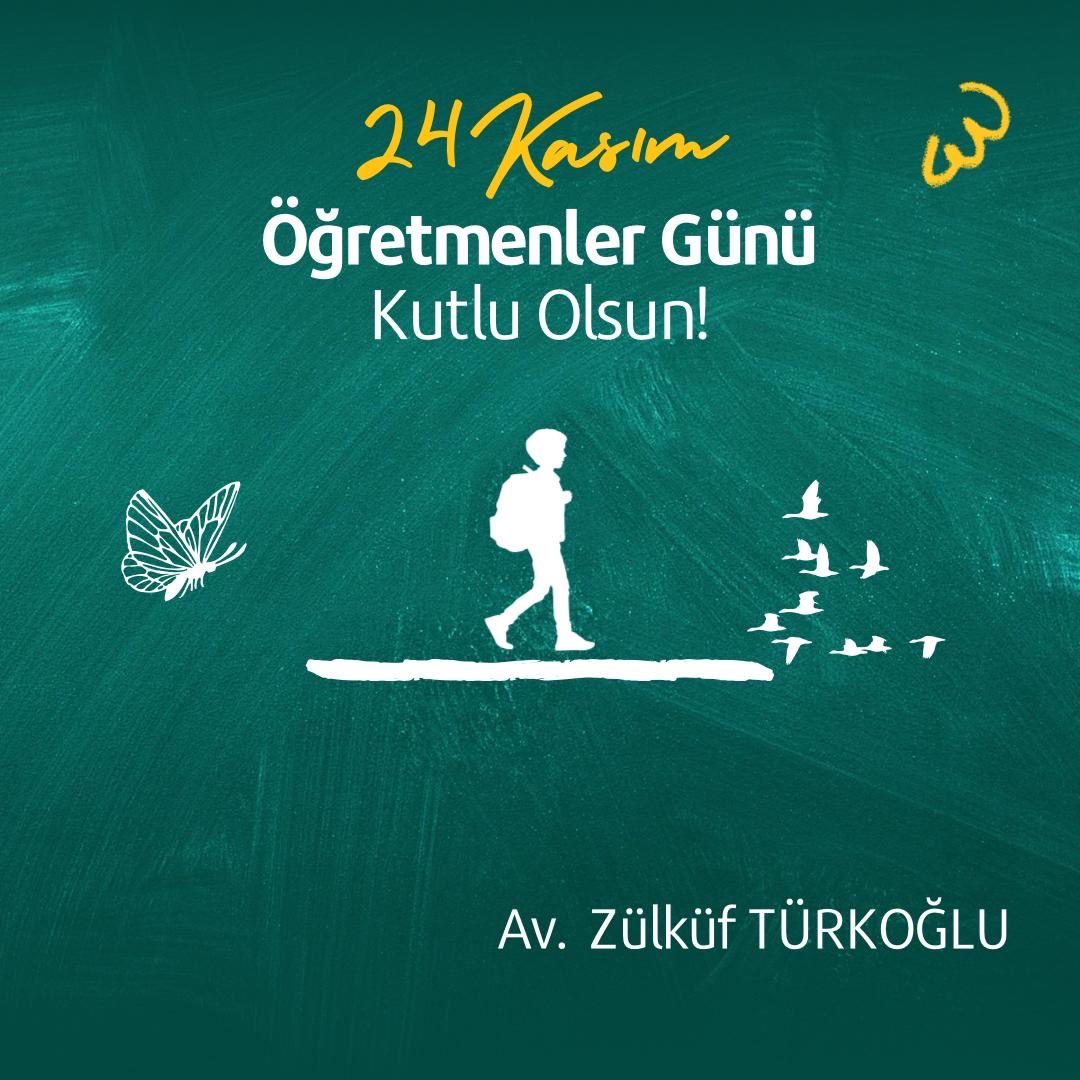 zulkufturkoglu's tweet photo. Bütün öğretmenlerimizin gününü kutluyorum. Üzerimizdeki emeklerinden dolayı şükranlarımı saygı ve hürmetle arz ediyorum. https://t.co/qHJrYoXV41