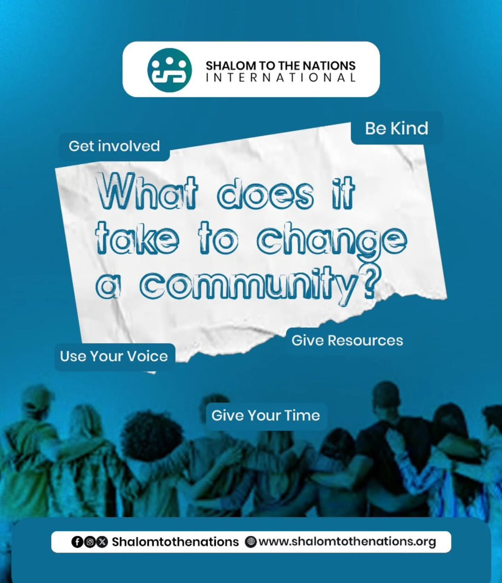 ShalomToNations's tweet image. At STNI, we don’t just dream of better communities. We walk into them, shoulder-to-shoulder, until transformation happens.
#ShalomToTheNations
#communitydevelopment