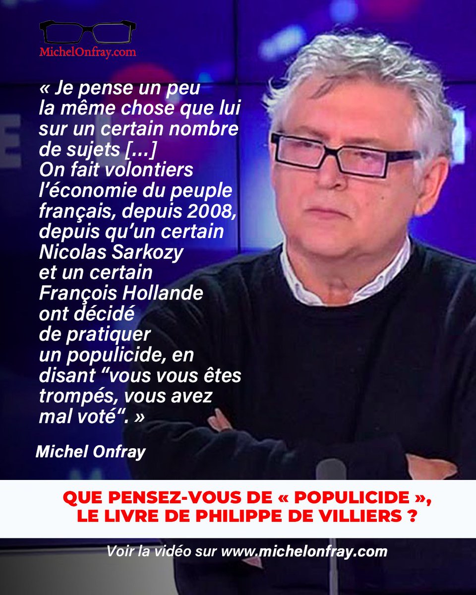 Michel Onfray TV tweet media