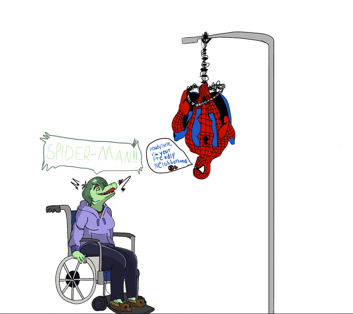 Stevecomharmo2's tweet image. Okay, I finally finished the drawing. For a moment I almost gave up on it, but I realized I can&apos;t give up so easily. Anyway, I liked the drawing. #IWaniHugthatGator #Iwanihugthatgatorart