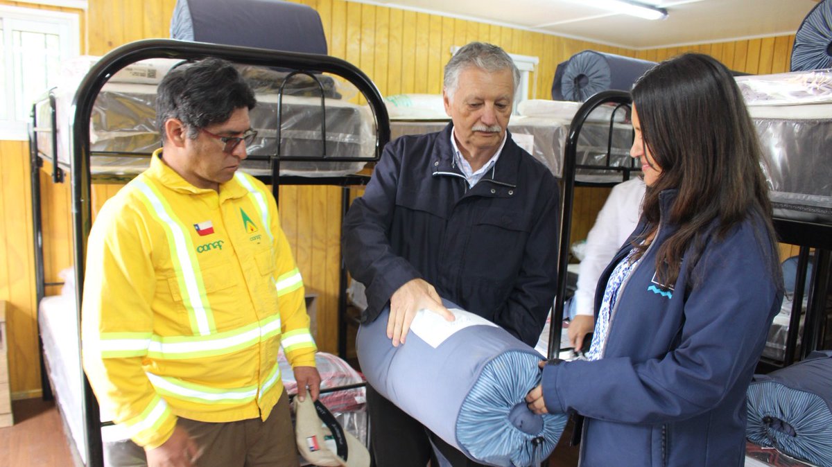 Hoy inauguramos 32 bases modulares para albergar a nuestros brigadistas nocturnos👏

Se trata de una iniciativa de #Conaf, financiada por el <a href="/gorebiobio/">Gobierno Regional del Biobío</a>.

La ceremonia estuvo encabezada por el gobernador regional, Sergio Giacaman, y el delegado regional, Eduardo Pacheco.