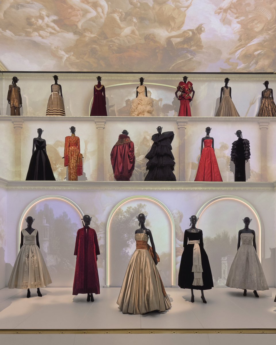 LVMH's tweet image. La Galerie @Dior and the Azzedine Alaïa Foundation present an unprecedented double exhibition showcasing Azzedine Alaïa, collector and admirer of Christian Dior.
 
Learn More: lvmh.com/en/news-lvmh/l…
 
#LVMH #Dior