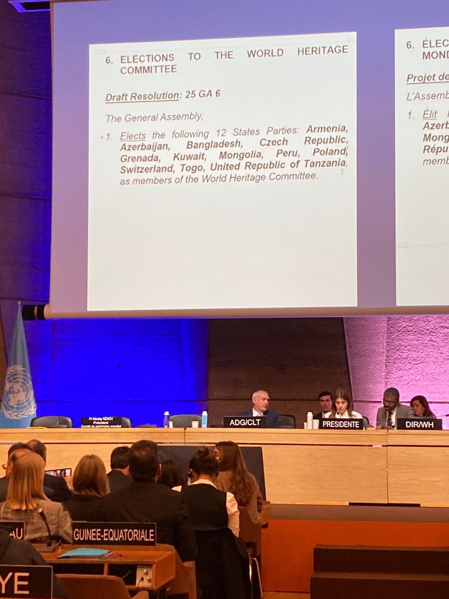 🇵🇱 Polska została dziś wybrana do Komitetu Światowego Dziedzictwa <a href="/UNESCO/">UNESCO 🏛️ #Education #Sciences #Culture 🇺🇳</a>. To zaszczyt i zobowiązanie do dalszej ochrony wspólnego dziedzictwa ludzkości.