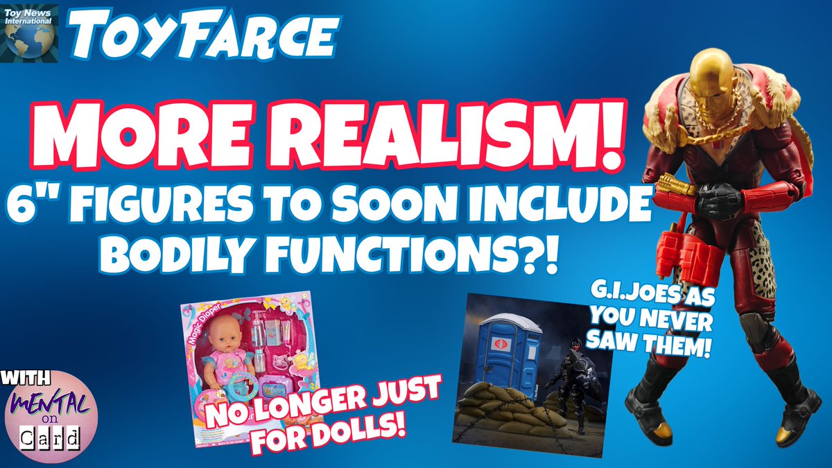 toyfarce's tweet image. BREAKING NEWS:
MORE REALISM - 6&quot; FIGURES TO SOON INCLUDE BODILY FUNCTIONS?!
toynewsi.com/484-60784

#toyfarce #gijoeclassifiedseries #bodilyfunctions #actionfigures #toys #collectibles #toycollector #toycommunity #toycollecting