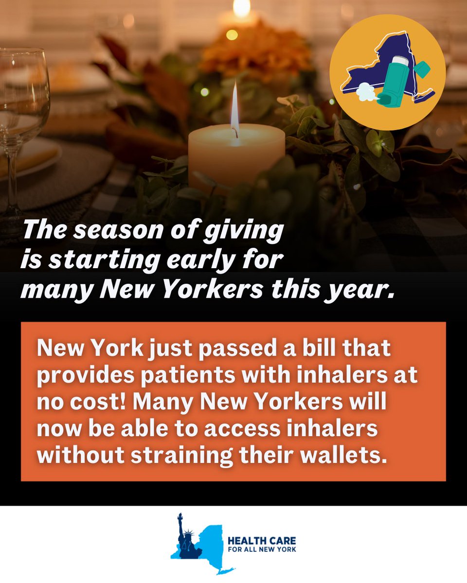 The season of giving is starting early for many New Yorkers, as many will be able to get access to inhalers without straining their wallets. <a href="/GovKathyHochul/">Governor Kathy Hochul</a>  signed a bill to make NY the first state in the nation to allow patients to access inhalers with no cost sharing!