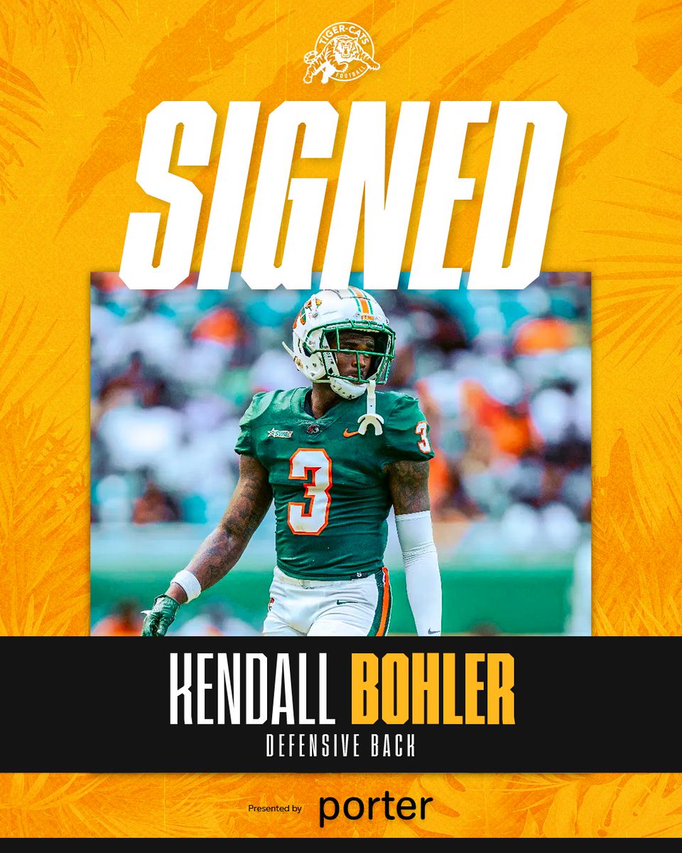 We've signed the following players:   

🇨🇦 LS Gordon Whyte (<a href="/Gordon_Whyte58/">Gordon Whyte</a>)   
🇺🇸 DB Kendall Bohler   

🗞️ | bit.ly/4rfZe2C

<a href="/porterairlines/">Porter Airlines</a>