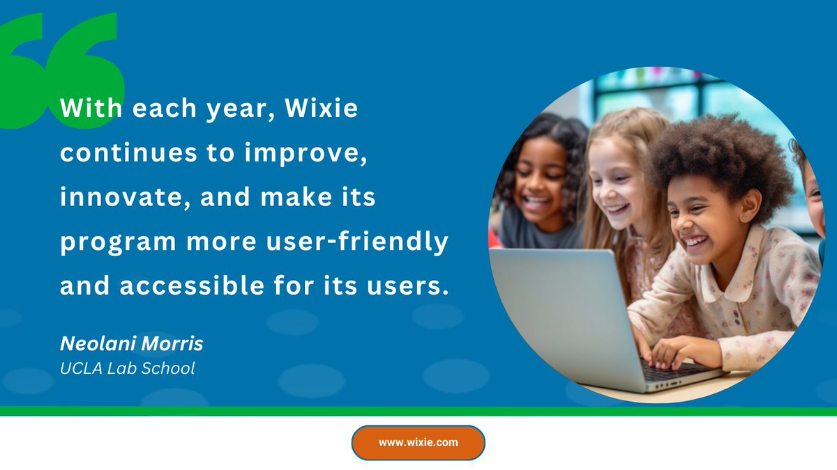 Tech4Learning's tweet image. Simplify your life with one tool for students to share their ideas, imagination, and understanding through their writing, art, voice, and video.

Try Wixie with your students free for 90 days:

wixie.com/eval