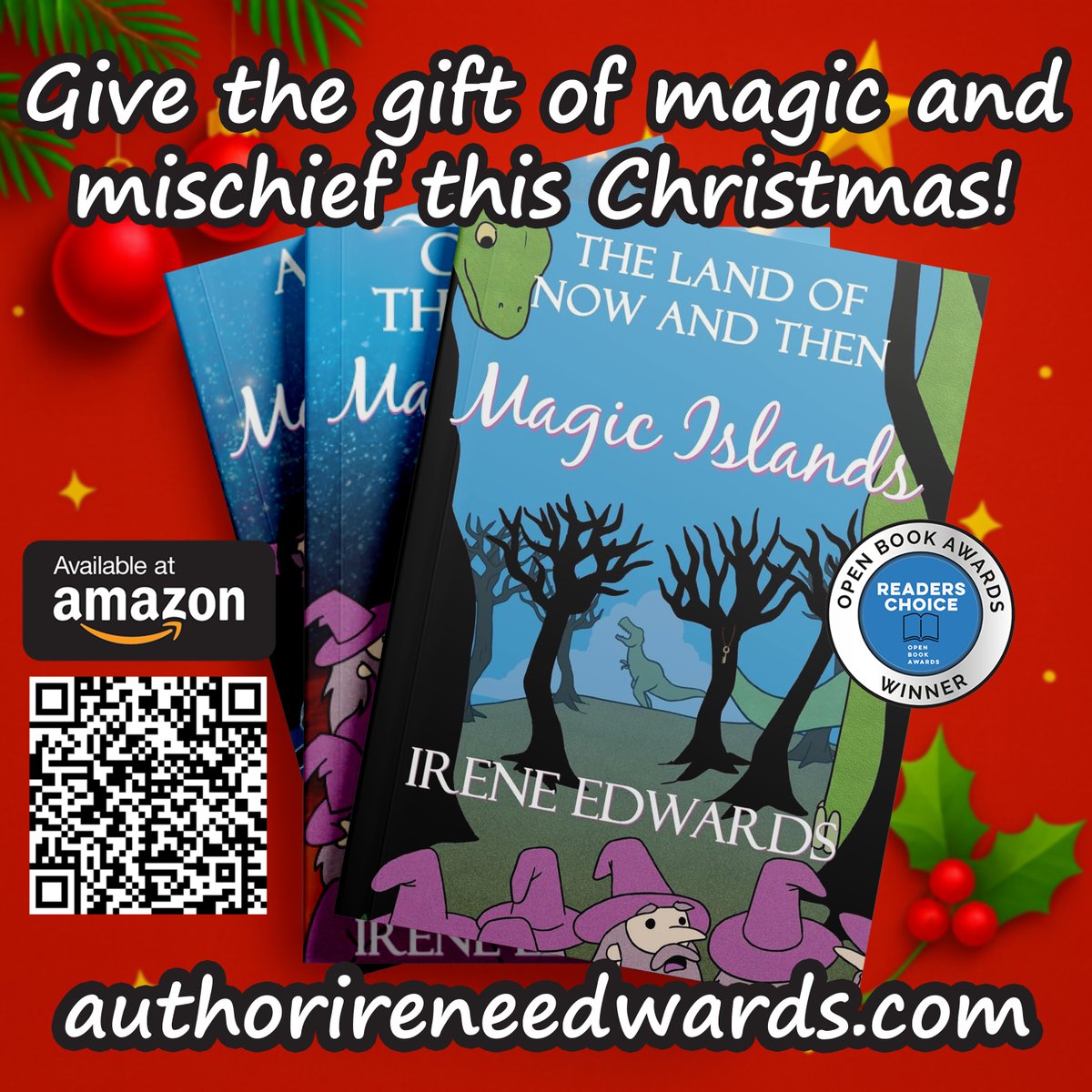 IreneEd77865554's tweet image. Wrap up some wonder this Christmas! with The Magic Island Series!🎄
From spooky wishes to cosmic chaos to lands where ancient beasts still roam, Stefan, Megan, and friends race to protect their world!

authorireneedwards.com/Books/
#kidsbooks #readingforkids #awardwinning #indieauthors