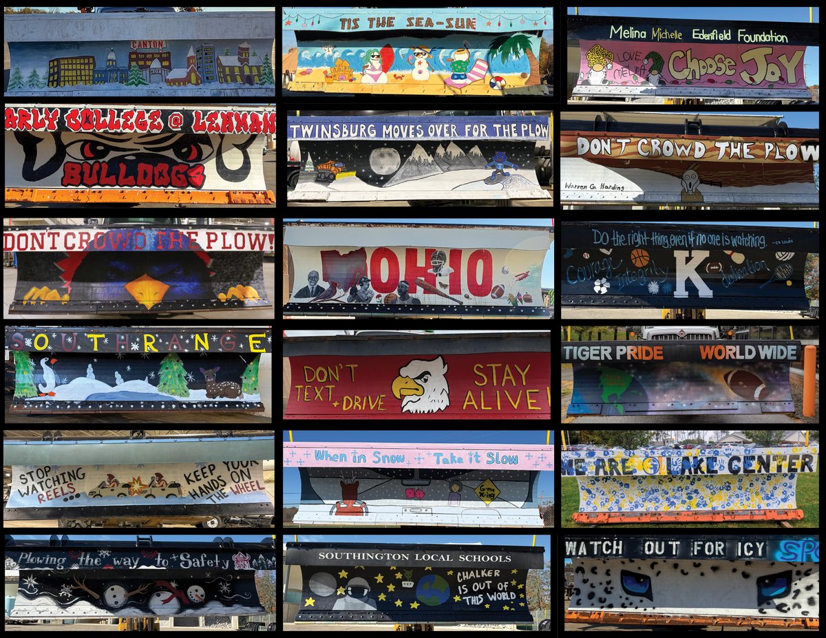 As winter weather quickly approaches, our snowplows including these beautifully painted plows by local schools will be out keeping roads safe and clear. We ask that you don’t crowd the plow and give our crews plenty of room to work!
#MoveOverMonday