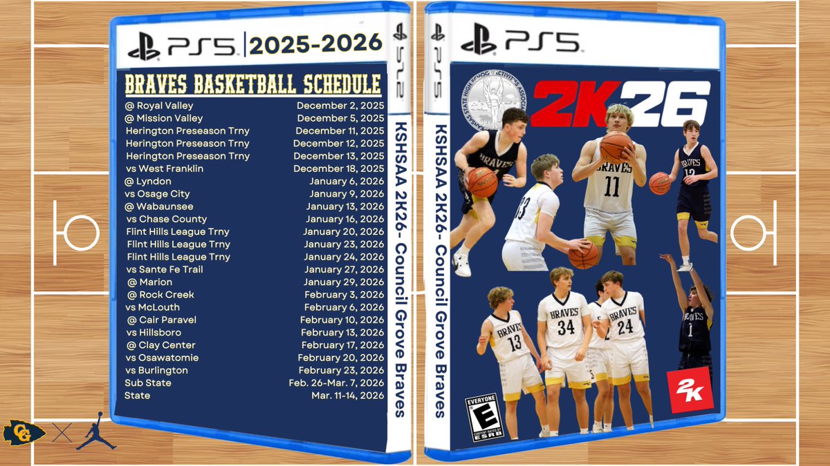 It’s almost that time, the boys have been bringing the energy every day. I’m excited for you all to get to watch them. Hope you can catch a game of KSHSAA 2K26 live in person this season. #RowTheBoat🏀 #CG2K26