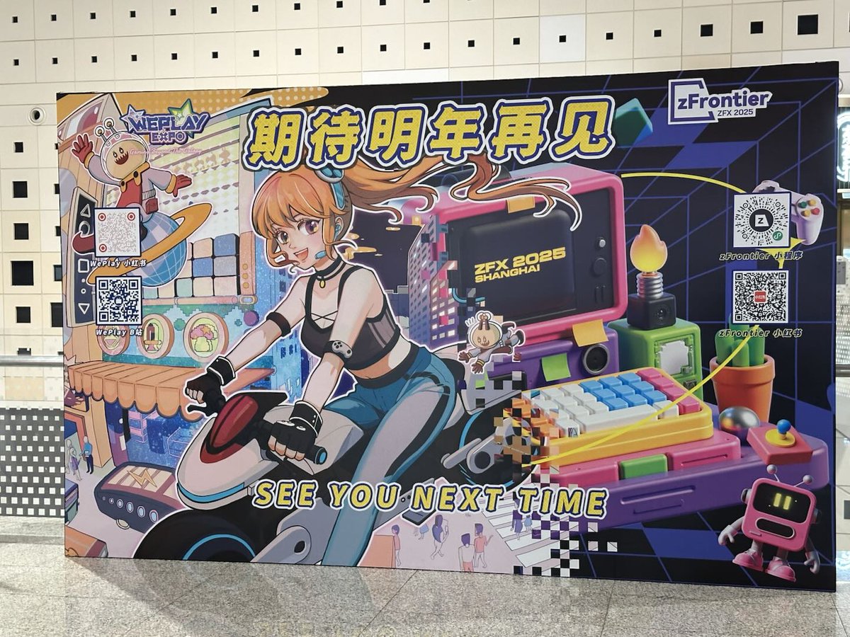 Last weekend I attended the Weplay Expo, where I met many interesting publishers and got to catch up with some familiar faces from the industry—it was truly wonderful.
#Weplay2025 #indiegame #indiedev