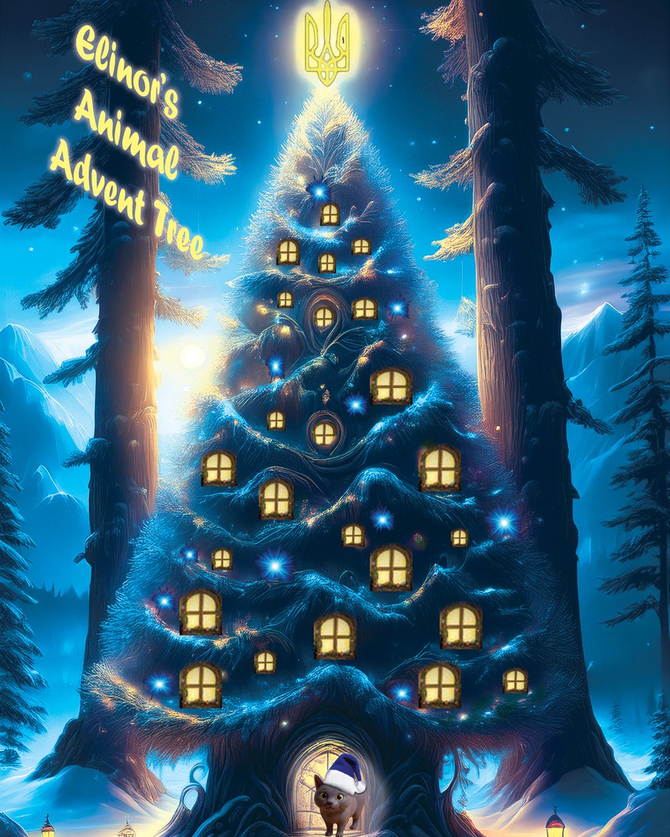 RhiannonSionne's tweet image. #CatsOfTwitter 
Get ready! On December 1st, those windows start opening! Animals of the World, Unite for Ukraine!! 
#PetsHelpingPets 
#NAFOFellas