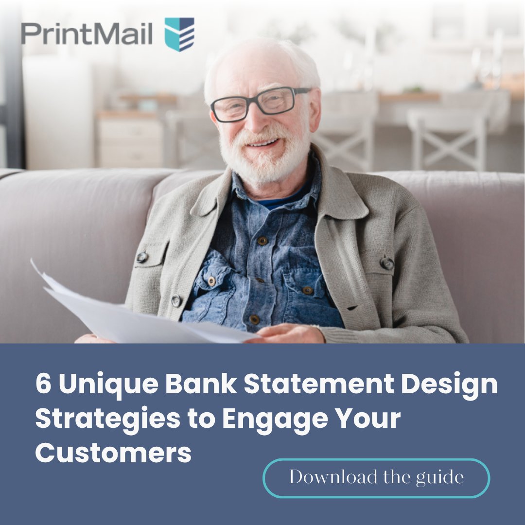 _printmail's tweet image. Bank statements = untapped engagement tools.
Discover 6 smart design strategies to make your statements more impactful and customer-friendly:
Download it here: shorturl.at/YAJf1

#Banking #CX #StatementDesign #Fintech #PrintMail