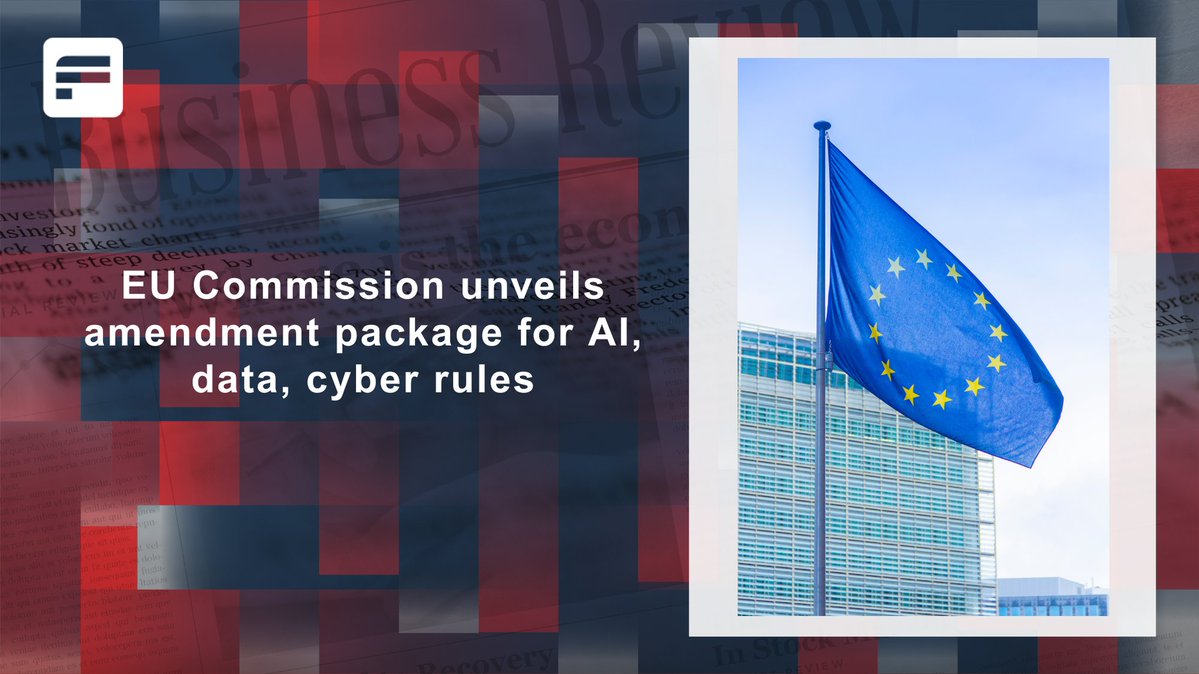EU Commission presents amendments to simplify AI, data and cybersecurity rules

On 19 November 2025, the European Commission unveiled a new package aimed at simplifying EU digital legislation and reducing administrative burdens for businesses.

👉febis.org/2025/11/24/eu-…