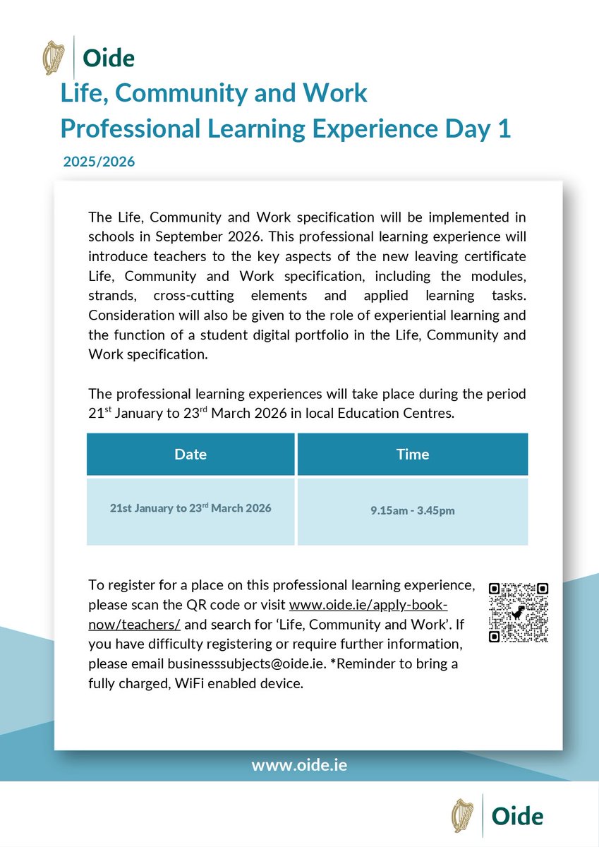 Oide Leaving Certificate Vocational Programme tweet media