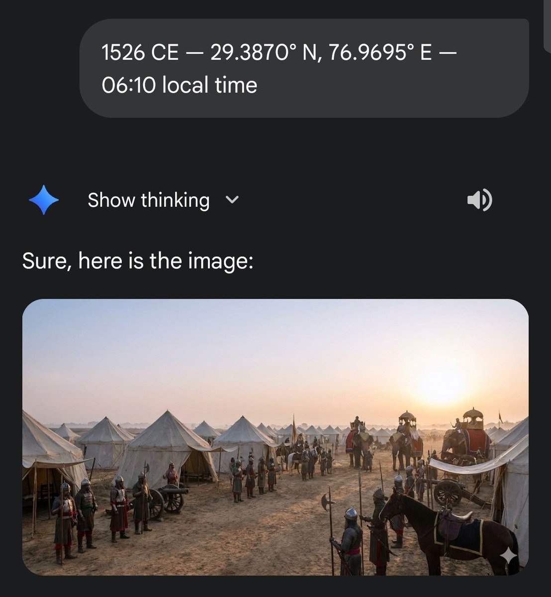 TechRoundtables's tweet image. Dropped a coordinate, a year, and a time. @GeminiApp&apos;s @NanoBanana reconstructed an entire world from it.

#Gemini #geminiatwork #nanobanana