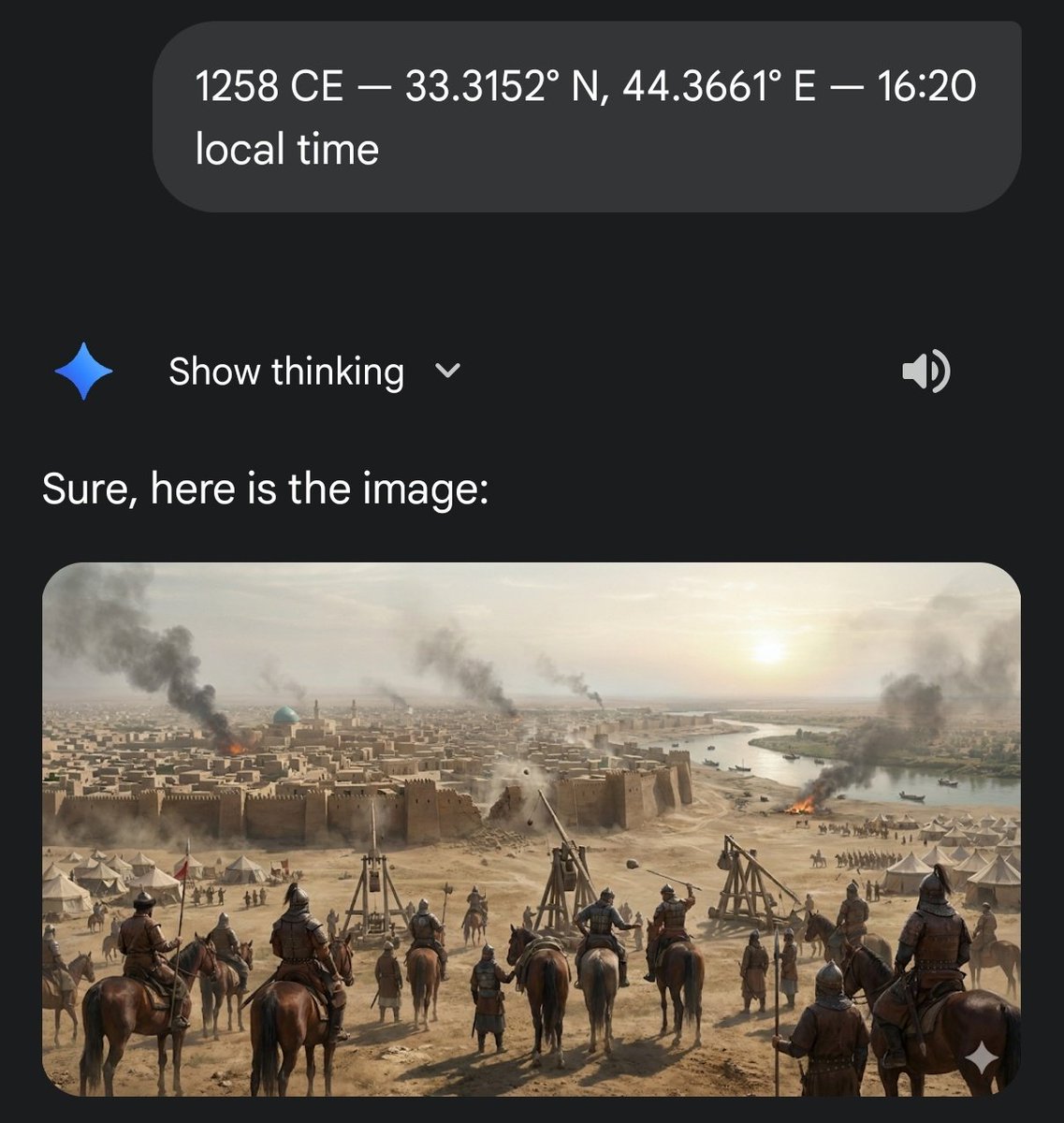 TechRoundtables's tweet image. Dropped a coordinate, a year, and a time. @GeminiApp&apos;s @NanoBanana reconstructed an entire world from it.

#Gemini #geminiatwork #nanobanana
