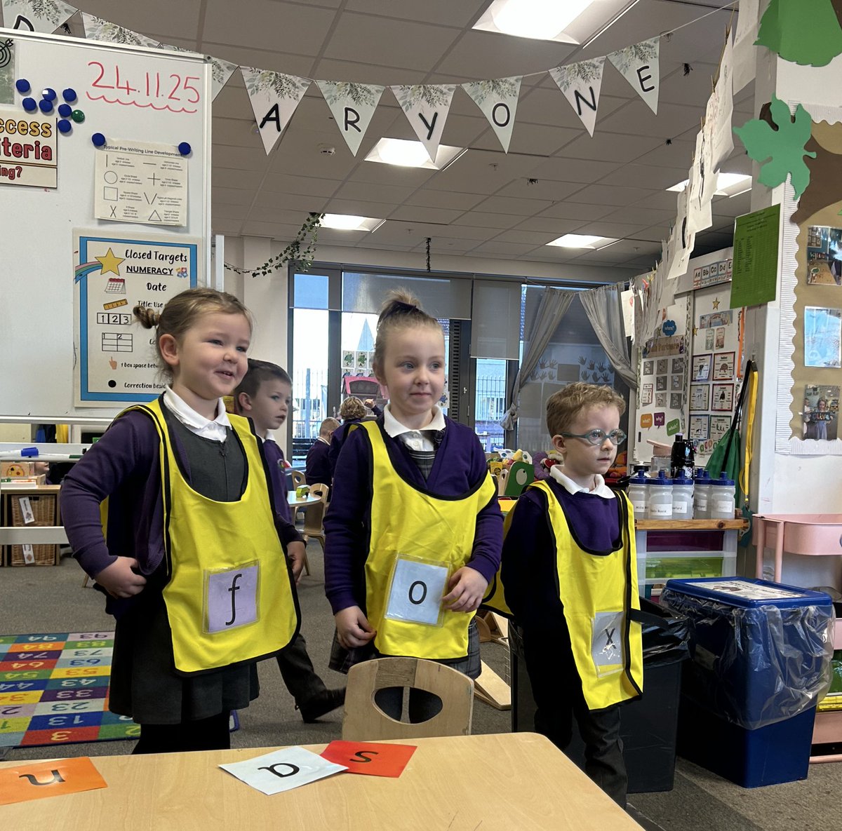 AitkenbarPS's tweet image. Mrs Monaghan popped into P1 this morning to see some fabulous blending work and children having a go at adding and doubles sums too! 🤩 #LearningThroughPlay