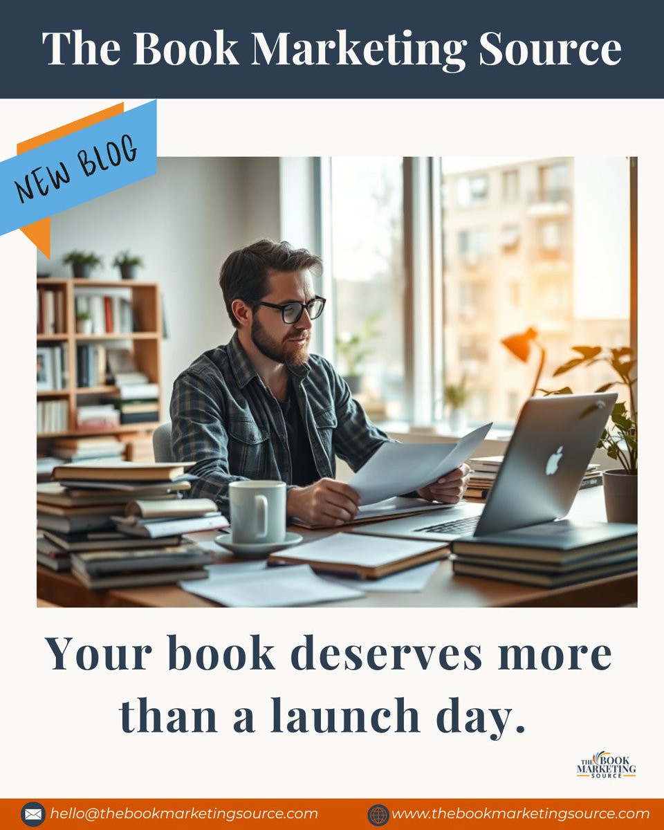 bookmktgsource's tweet image. 🚀 New Blog: What to do after your book launch.
The next 30 days matter more than launch day itself.

Weekly steps, review strategy, real momentum builders.
Read here 👉 thebookmarketingsource.com/blog-what-to-d…

#BookMarketing #SelfPublishing #AuthorTips #WritingCommunity