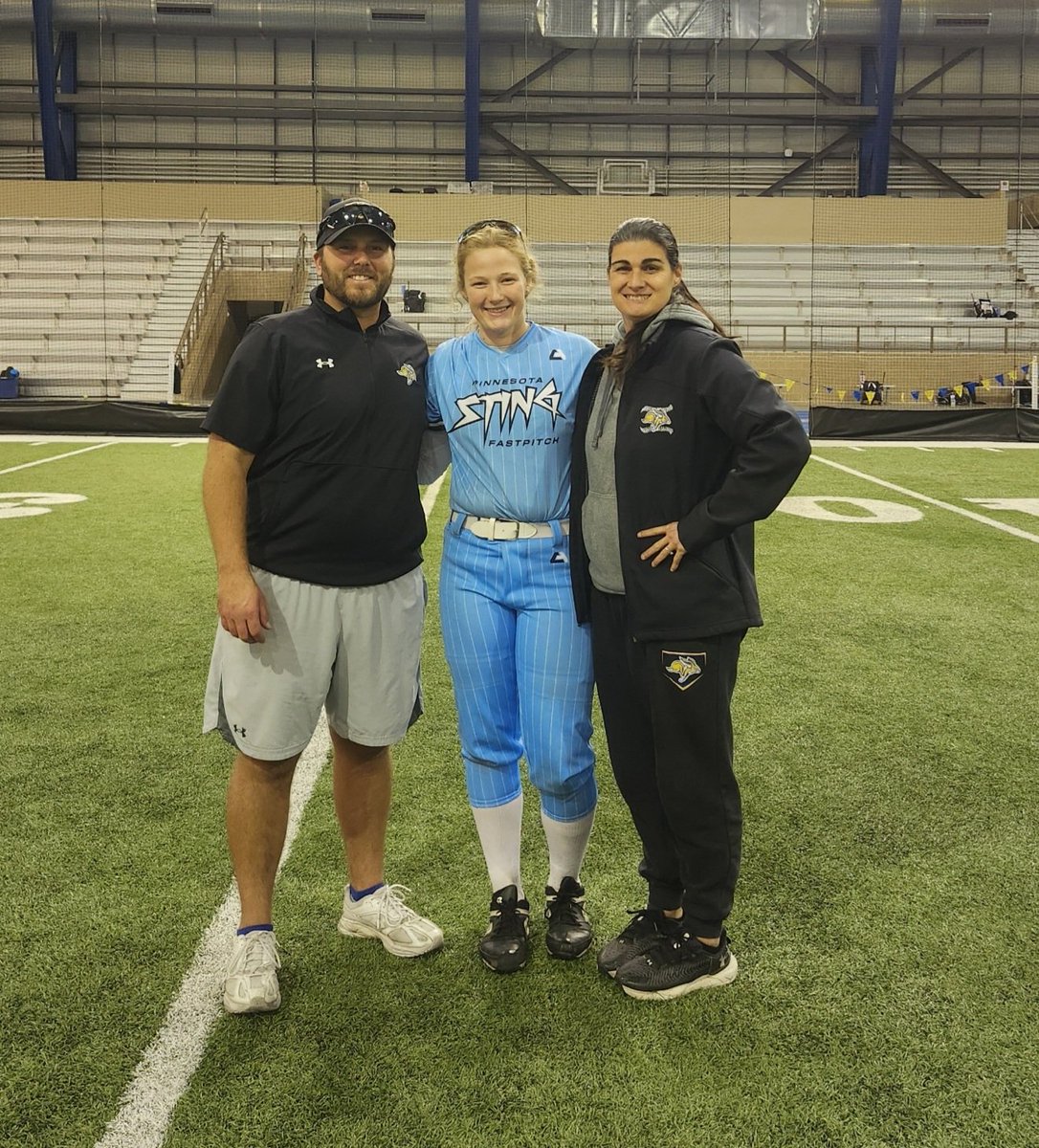 KHafe22's tweet photo. Thank you @KristinaMcSwee6 and @JoshBertke for the amazing SDSU hitting and prospect camp this weekend! I loved learning from the coaching staff and players, as well as learning more about the @GoJacksSoftball program! https://t.co/Xlpq7yRT59