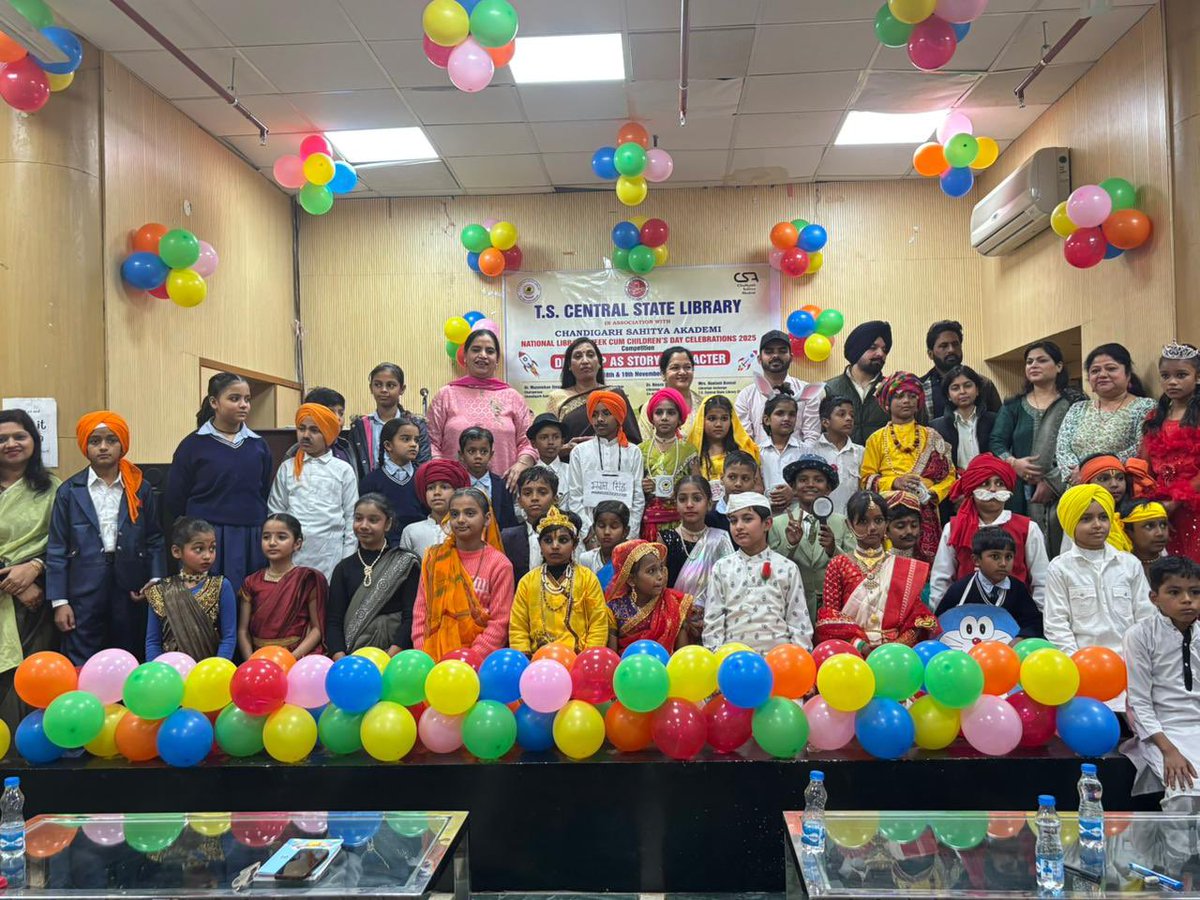 neeza_singh's tweet image. Organised ‘Dress Up and Speak as Story Character’ competition for Govt school children on 19.11.2025
#NationalLibraryWeek2025
#ChildrensDay @IFLA @iflawlic @MinOfCultureGoI @EduMinOfIndia @RrrlfKolkata @NationalLib_GoI @gssjodhpur @mohitgupta1962 @SeemaRampersad