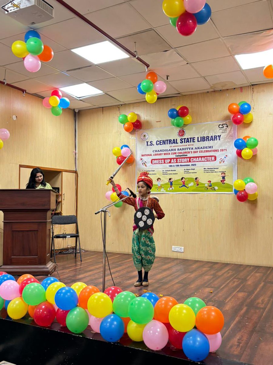 neeza_singh's tweet image. Organised ‘Dress Up and Speak as Story Character’ competition for Govt school children on 19.11.2025
#NationalLibraryWeek2025
#ChildrensDay @IFLA @iflawlic @MinOfCultureGoI @EduMinOfIndia @RrrlfKolkata @NationalLib_GoI @gssjodhpur @mohitgupta1962 @SeemaRampersad
