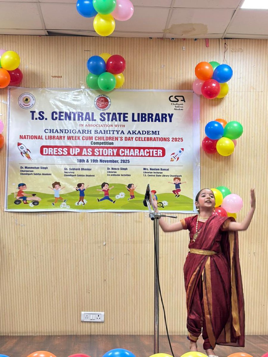 neeza_singh's tweet image. Organised ‘Dress Up and Speak as Story Character’ competition for Govt school children on 19.11.2025
#NationalLibraryWeek2025
#ChildrensDay @IFLA @iflawlic @MinOfCultureGoI @EduMinOfIndia @RrrlfKolkata @NationalLib_GoI @gssjodhpur @mohitgupta1962 @SeemaRampersad