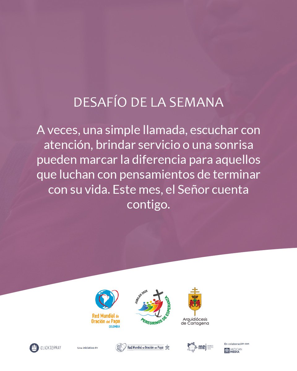 #actituddelasemana 👥 || Cuidar con otros a los que nos necesitan 

✝️ El Señor nos invita a ir a Él cuando estemos cansados y agobiado, pero ¿qué pasa si no somos capaces con nuestra fuerza?

Allí entra la importancia de la comunidad, quien acompaña y guía.