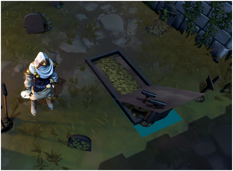 Is this a new grave type <a href="/RuneScape/">RuneScape</a>? Instead of burying the person, the corpse is thrown directly into the void 🤪 (bug already reported)