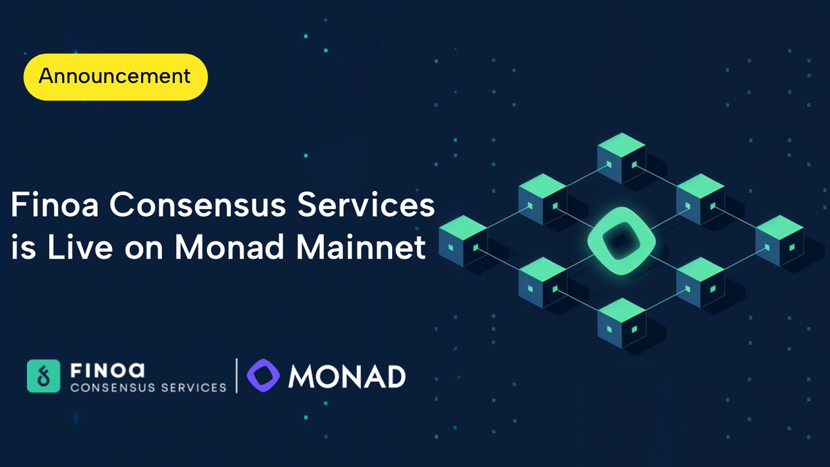 Finoa Consensus Services tweet media