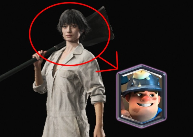 Dopp4n's tweet image. não sabia que devil may cry era do mesmo universo de clash royale