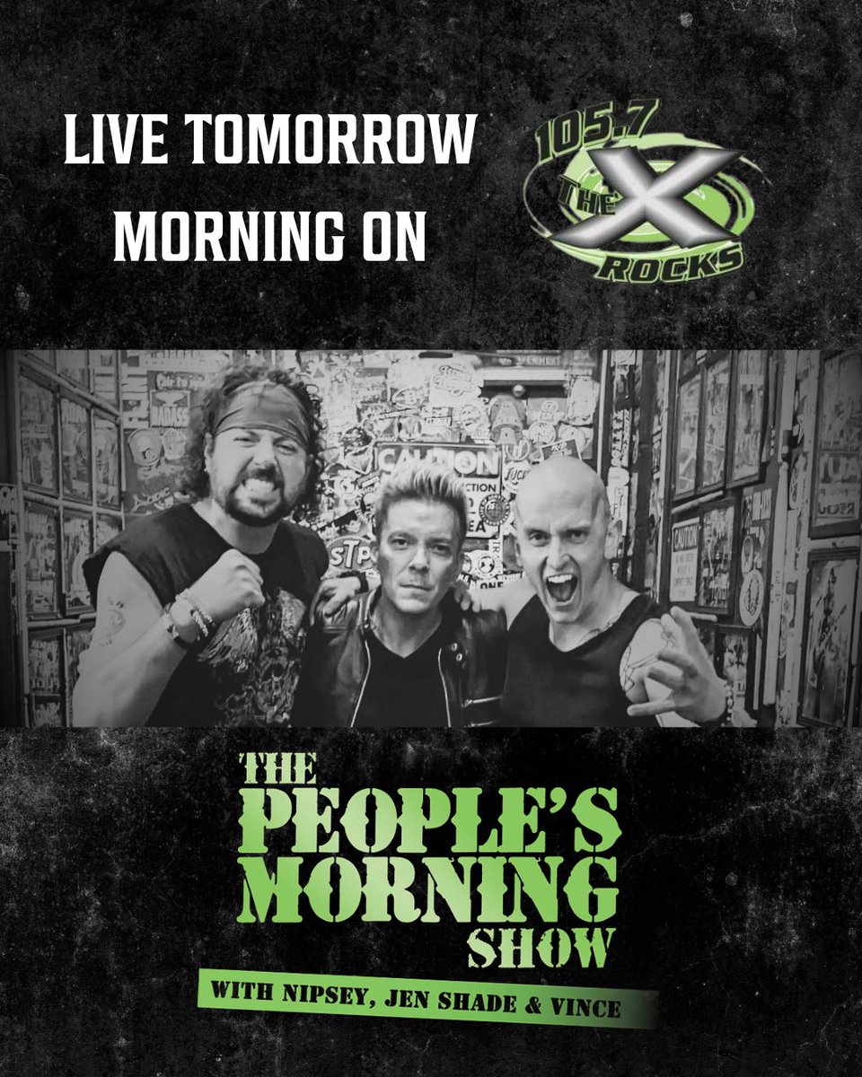 Central PA! We'll see you tomorrow morning on The People's Morning Show on <a href="/THEX1057/">105.7 The X</a>! 

How to listen:

🎧 On your local FM radio (of course!)
🎧 On the 105.7 The X website
🎧 On the iHeart Radio app
