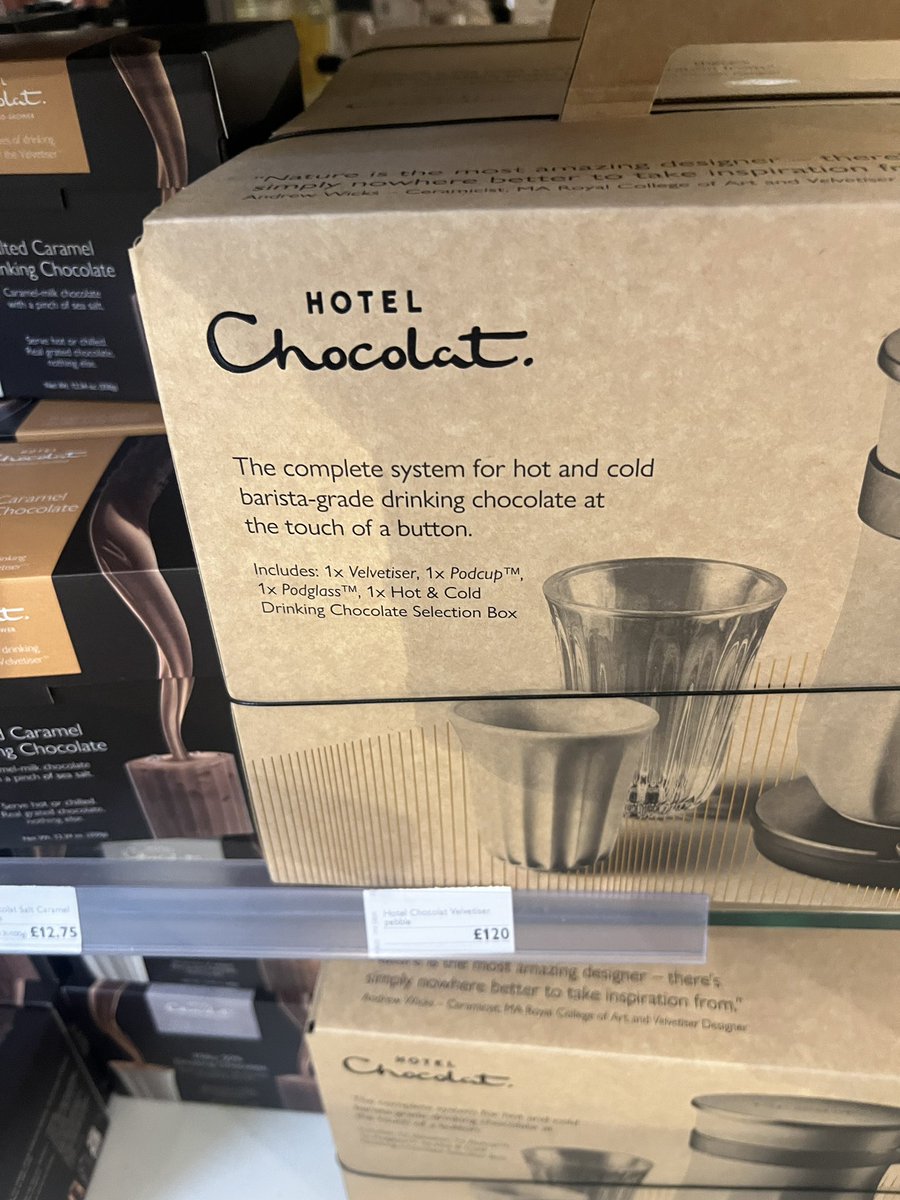 Being a VIP at <a href="/HotelChocolat/">Hotel Chocolat</a> you can save 5p on the John Lewis price of the Velvetizer and appears nothing different in the deal 🤔