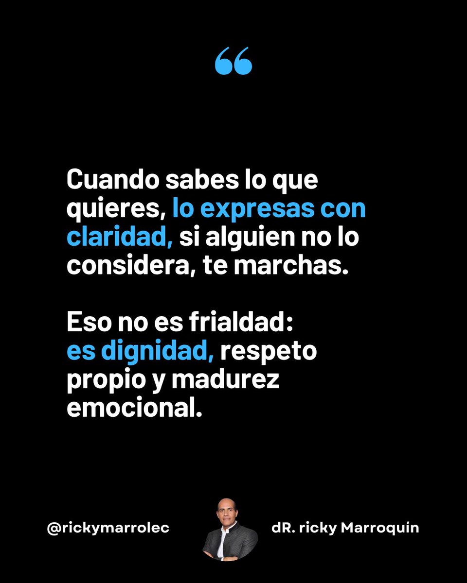 rickymarrolec's tweet image. Elegir bien empieza antes de conocer a alguien: EMPIEZA DENTRO DE TI.  Cuando te vuelves tu propio espacio seguro, ya no aceptas cualquier cosa “por no estar sola”, y tampoco le entregas tu corazón a quien no tiene intención de cuidarlo.  La claridad no solo te protege… te…