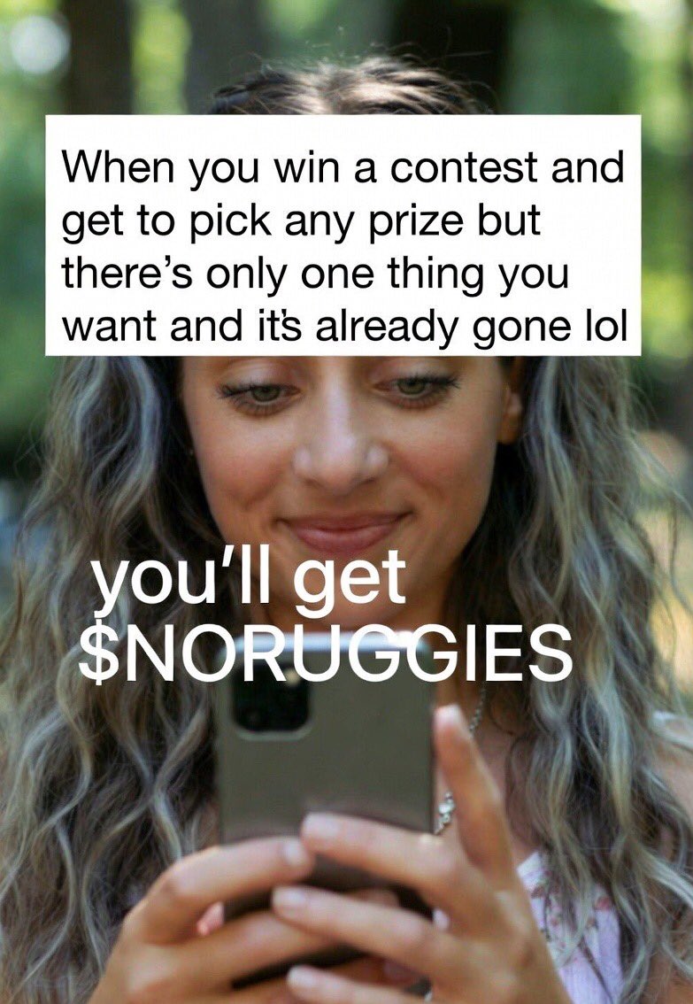 <a href="/PraxMedia/">Prax</a> OMG, I CAN'T BELIEVE IT!!! I just WON the PFP reward contest from $NORUGGIES!!! This is INSANE – massive THANK YOU for the EPIC reward, you legends are on FIRE!!! 🔥🚀🎉 #NORUGGIES #CryptoWins #WinningBig  <a href="/noruggies/">NORUGGIES</a> 

Get in now you might be the next 

Ca