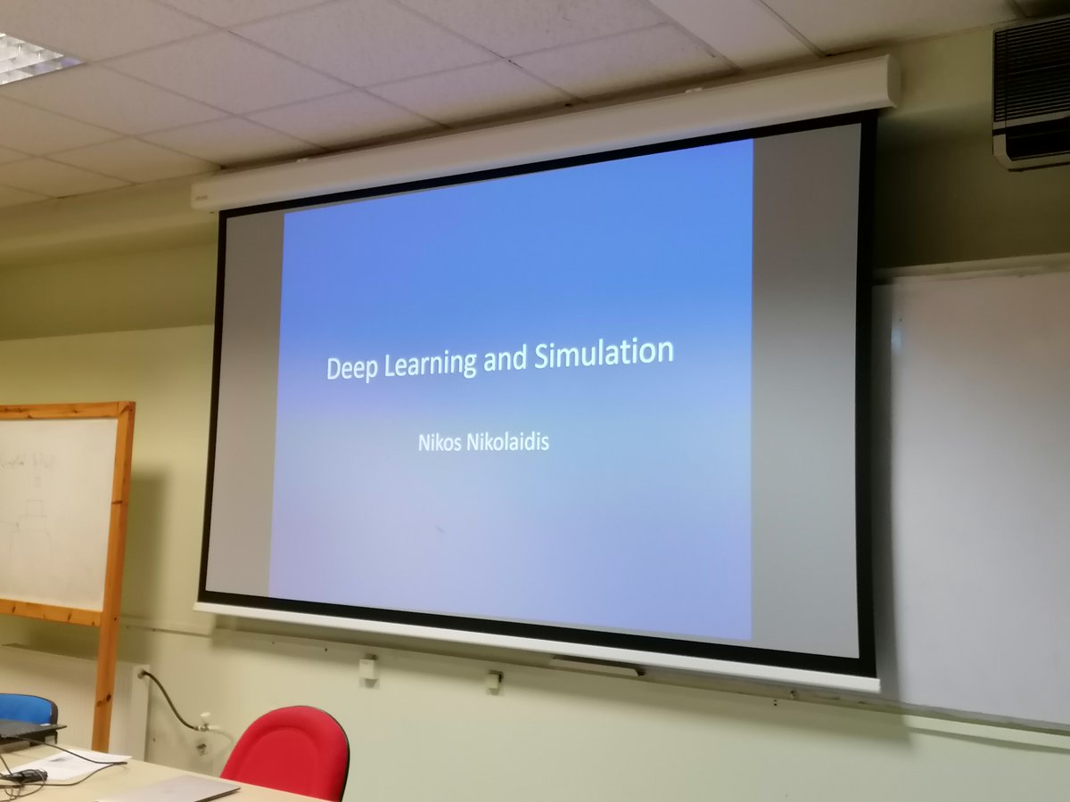 DeepletProject's tweet image. Prof. Nikos Nikolaidis from #AUTh is now presenting &quot;Deep Learning and Simulation&quot; as part of the workshop &quot;Efficient and Trustworthy Deep Learning&quot; which is organised by the #DeepLET project!
HFRI-Project Number: 16762 
#hfri #eu #elidek #nextgenerationeu #greece2_0 #ai