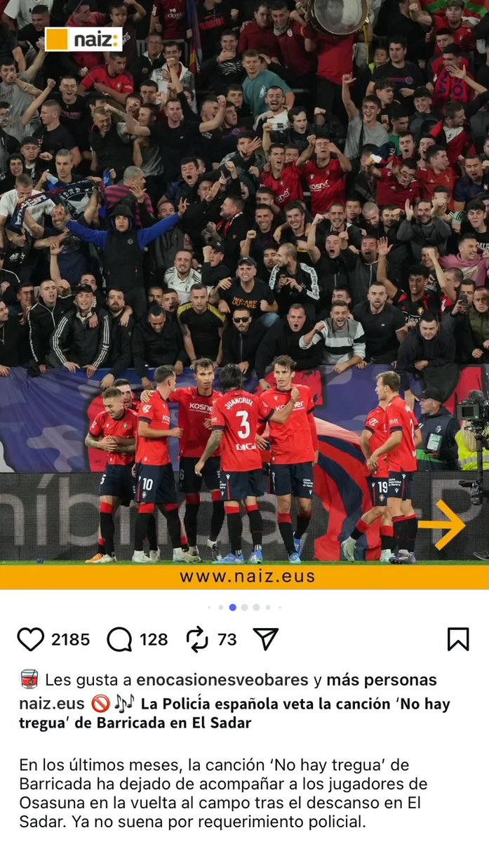 Si és que són uns fills de puta!! No prohibiran les cançons feixistes, no… #Nohaytregua