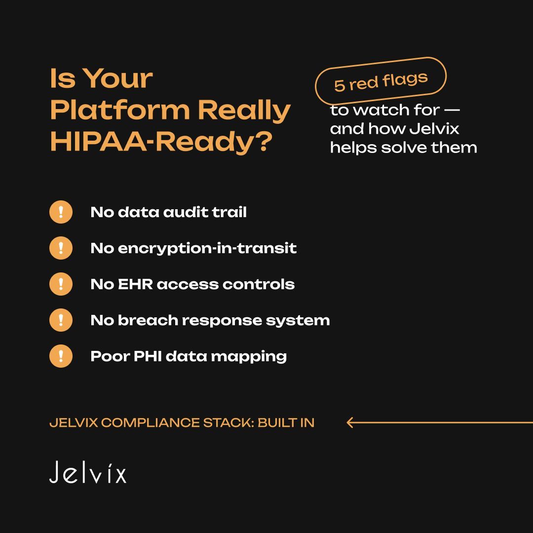 Jelvix's tweet image. Most hypertension platforms don’t fail from bad tech — they fail from missed compliance.

No audit trail. Weak encryption. Blurred access controls.

Compliance isn’t a checkbox — it’s the foundation of patient trust.

👉 jelvix.com/contact-us

#HIPAA #Compliance #Jelvix