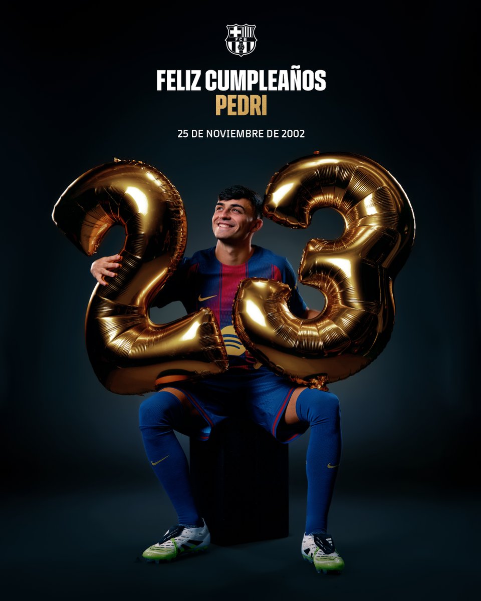 FCBarcelona_es's tweet image. ¡Feliz cumpleaños, Pedri! 🎂