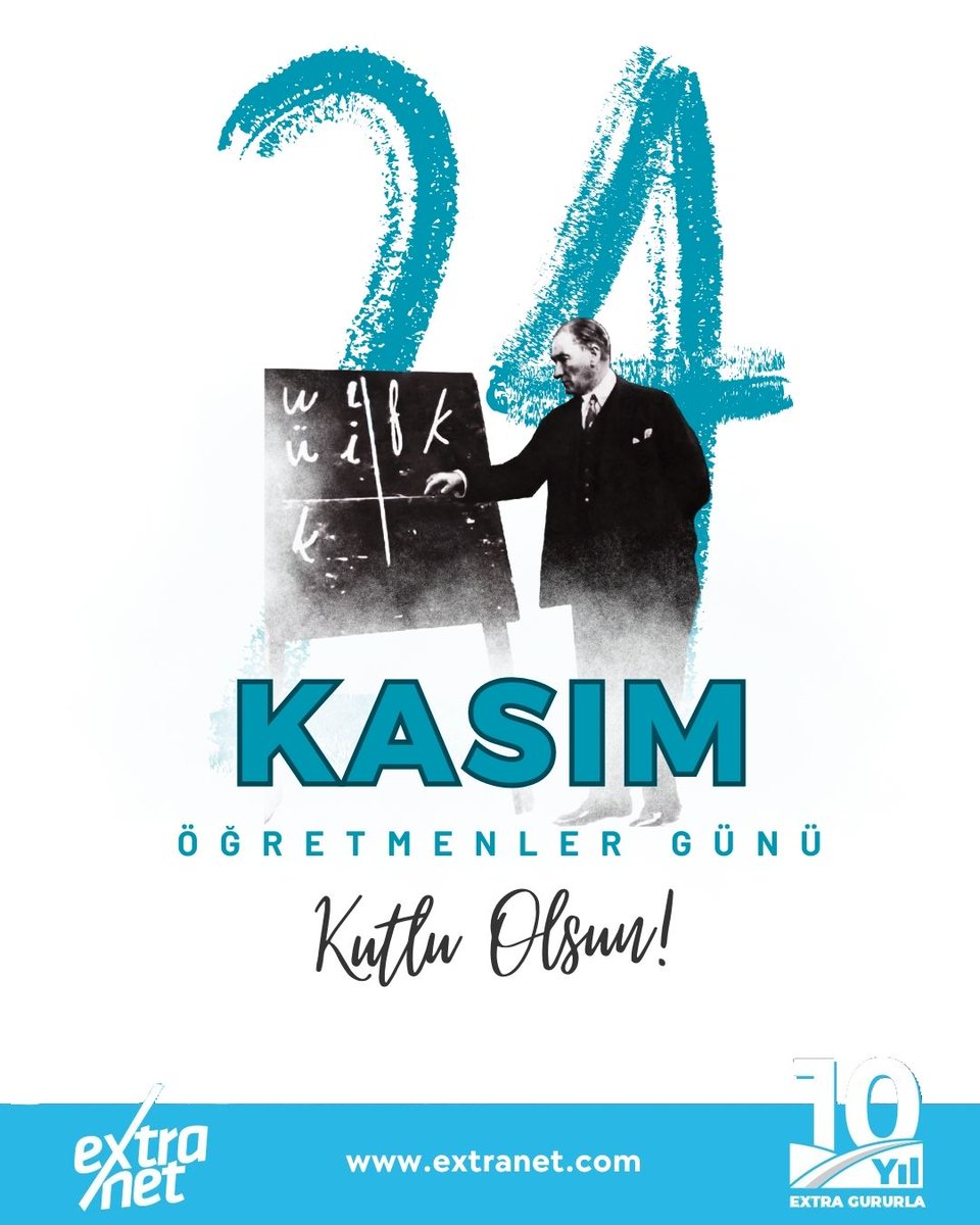 Bir çocuk, bir öğretmenle değişir; bir ülke, bir öğretmenle büyür. Geleceğimizin mimarı olan tüm öğretmenlerimizin 24 Kasım Öğretmenler Günü’nü saygı ve minnetle kutlarız.
#24Kasım #öğretmenlergünü