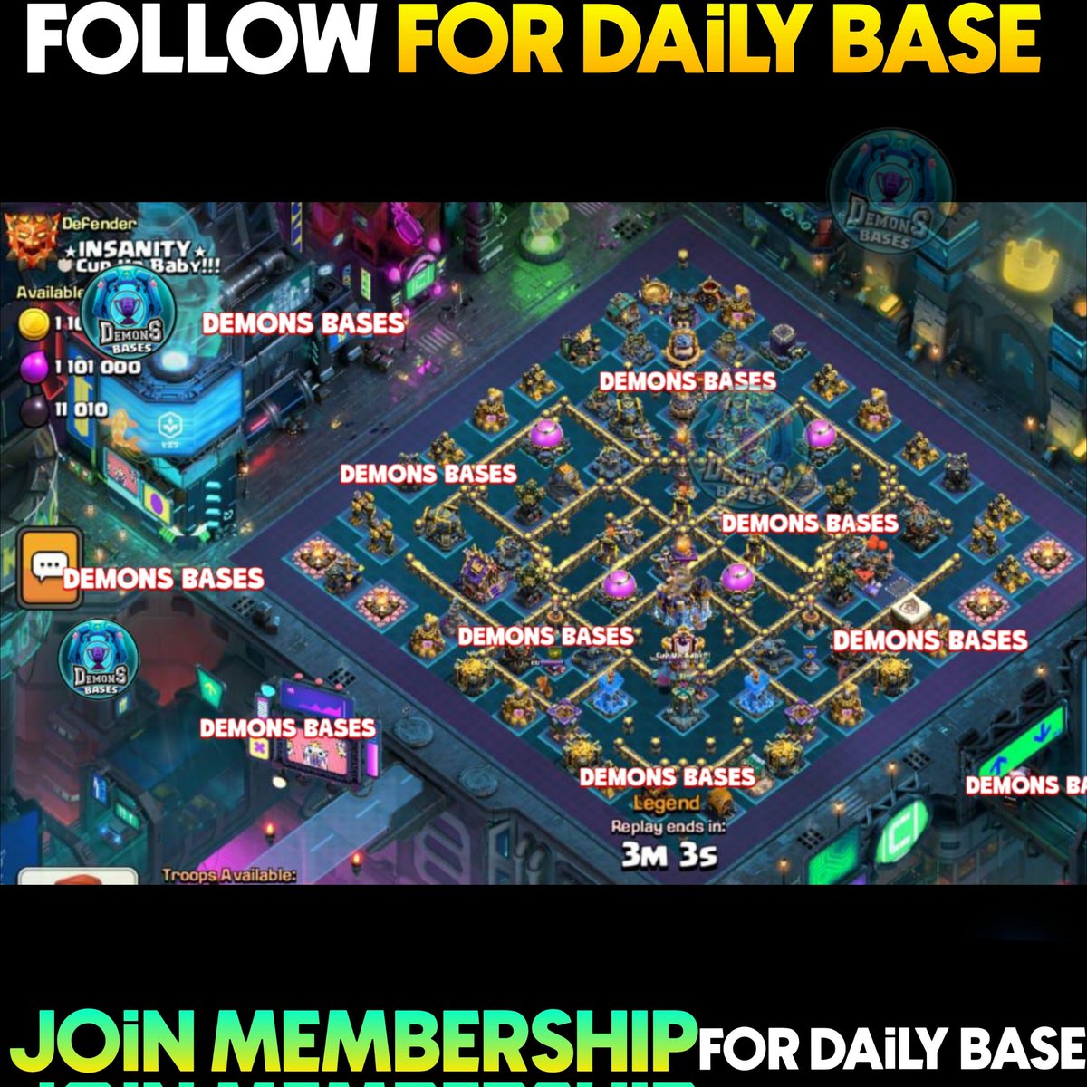Danny
discord.com/invite/XHw9THw…

Stars
link.clashofclans.com/en?action=Open…

Aj kettel
link.clashofclans.com/en?action=Open…

Insanity
link.clashofclans.com/en?action=Open…

Join Membership Here for Daily New Top Players Bases (Just 0.99$ or29 ₹)
youtube.com/channel/UCe43_…
Dc-
discord.com/invite/XHw9THw…