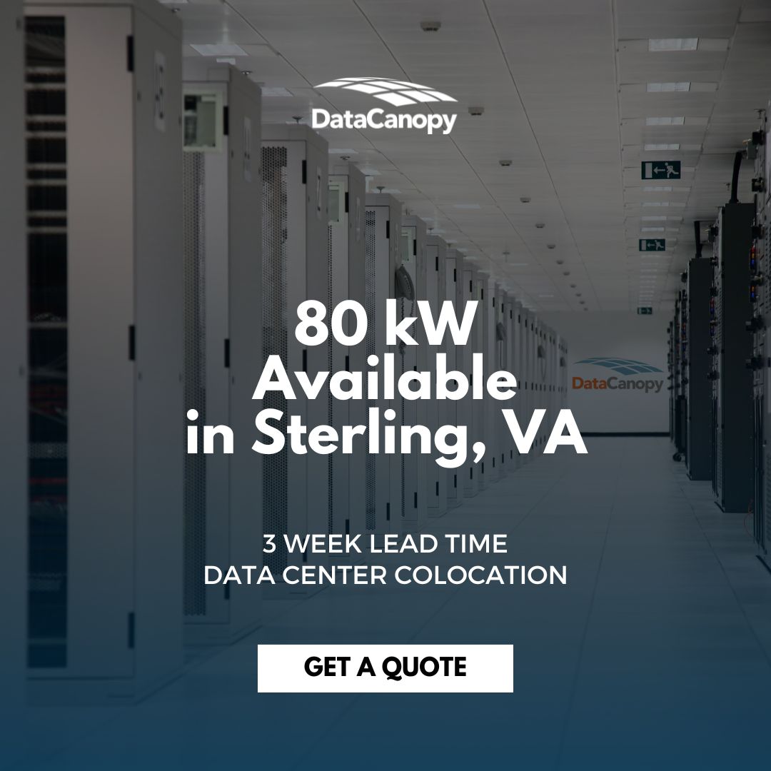 datacanopy's tweet image. Secure your critical infrastructure in Sterling. Data Canopy has 80 kW of turn-key, compliant-ready colocation space available for immediate deployment. Get into a top-tier facility in as little as 3 weeks.

buff.ly/TaAz8jv 
#DataCanopy #Colocation #Sterling