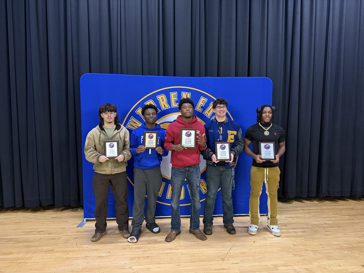 CalebPeel2's tweet image. Extremely proud of these young men for their selection to the All Sky Conference.

Logan Boyer 2nd Team (WR)
Azarrious Douglas 2nd Team (DB)
Brayden Lightfoot 1st Team (WR)
Sam Tunks 1st Team (LB)
Jeremiah Lee 1st Team (RB)